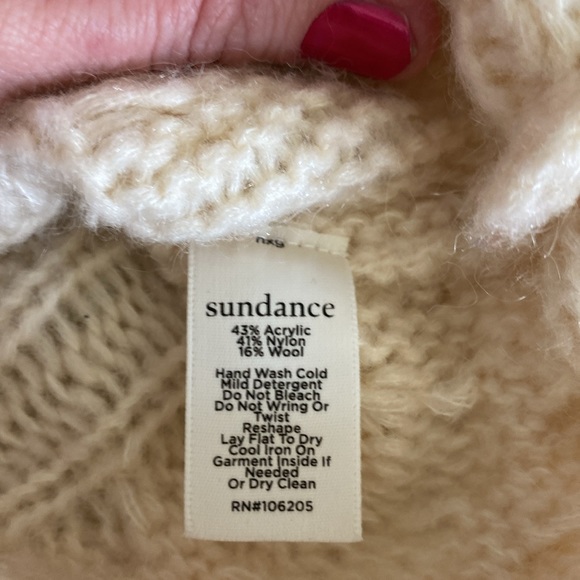 Sundance button turtleneck button sweater - Picture 4 of 4